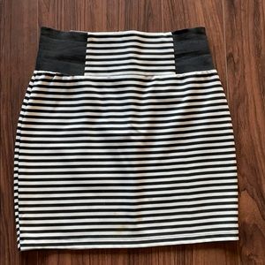 Striped Mini Skirt